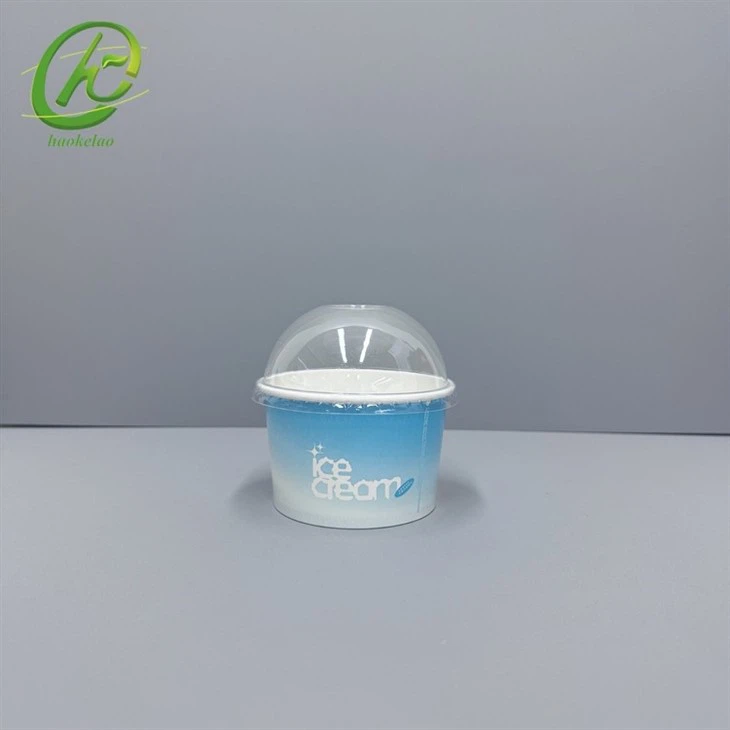 8oz Ice Cream Cups With Lids