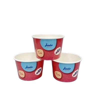 Disposable Gelato Paper Cups For Ice Cream With Customized best