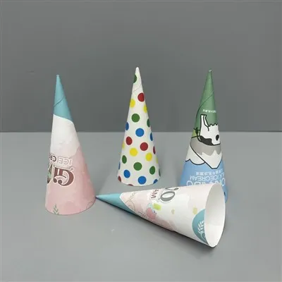 Logo Print Ice Cream Paper Cone